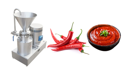 Chili Kolloid Mill Maszyna stali nierdzewnej SUS 304 przyprawy Chili Kolloid Mill From Brightsail