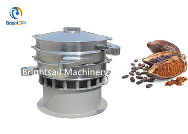 Okrągła przesiewowa maszyna do przesiewania proszków cukru Przesiewanie mąki kakaowej 10-120 oczek