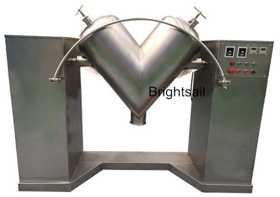 Mały przemysł spożywczy Suchy proszek przyprawowy 45kW V Shaped Mixer Machine