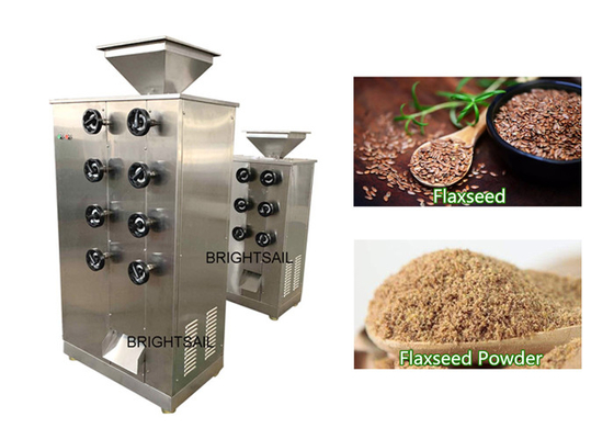 Maszyna do mielenia proszków spożywczych Iso 50 do 500 kg na godzinę Przetwarzanie siemienia lnianego