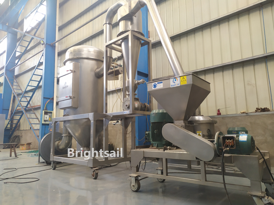 Sus 304 Moringa Leaves Pulverizer maszyna do pulbrowania liści ACM Grinder od Brightsail