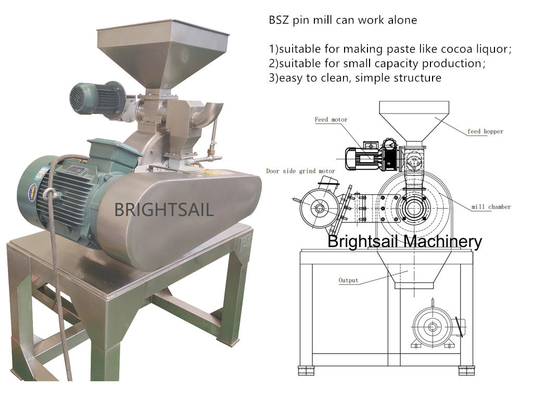 Brightsail Sesame szerokokomórkowy młyn szpilkowy Sesame High Speed Pin Mill maszyna do produkcji proszku spożywczego
