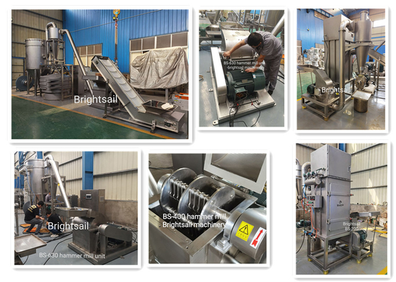 Pepper Spice Powder Grinder Mill Pepper high speed Hammer Mill Machine Maszyna do produkcji proszku z Brightsail