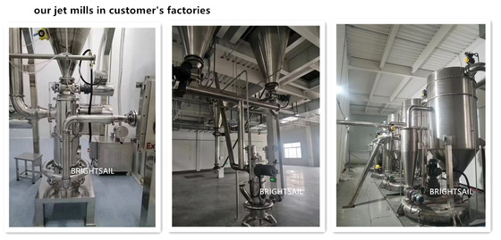 Al2o3 Powder Air Jet Mill Crusher Machine Powder Air Jet Mill Cena chemiczna Air Jet Mill Maszyna fresowa
