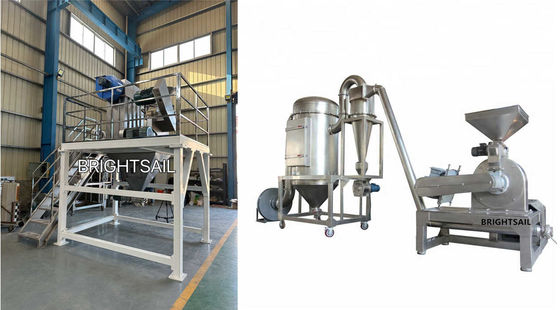 Młyn do szlifowania dwutlenku tytanu Szlifowanie szlifowanie szerokokamerowe z stali nierdzewnej Maszyna do szlifowania proszku dwutlenku tytanu od Brightsail